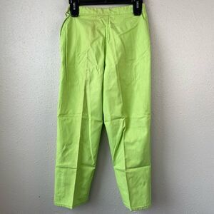 Vintage 60’s/70’s Sears Sanforized Topsoil Green Capri Pants Size Misses 14
